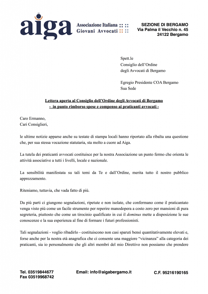 lettera aperta ordine - pag- 1